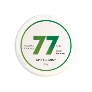 77 Apple & Mint 3mg Slim Nicotine Pouches