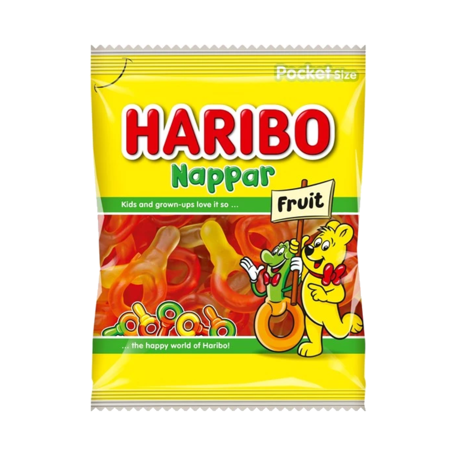 HARIBO Nappar Frukt