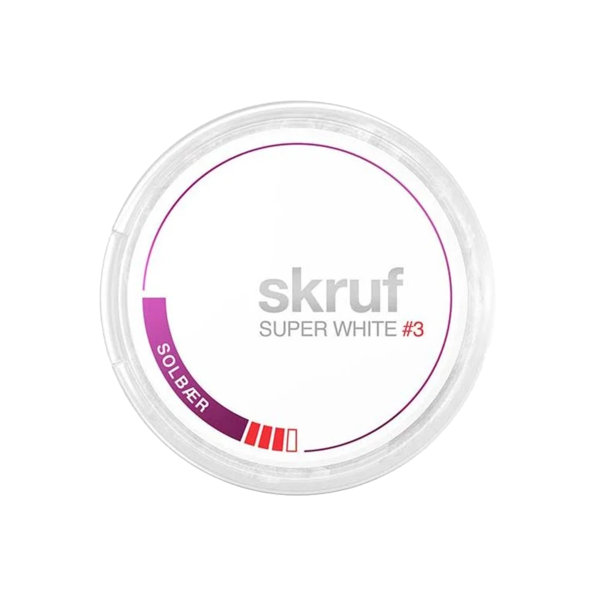 Skruf Super White #3 Solbaer Nicotine Pouches