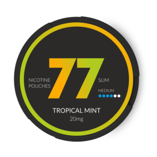 77 Tropical Mint 20mg Slim Nicotine Pouches