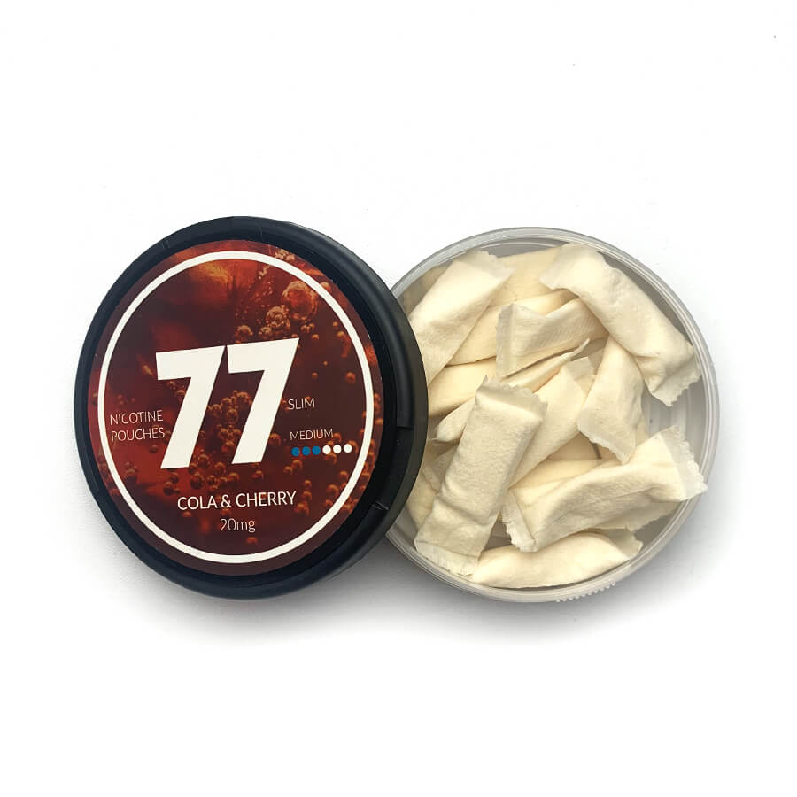 77 Cola & Cherry  20mg Slim Nicotine Pouches - Image 2