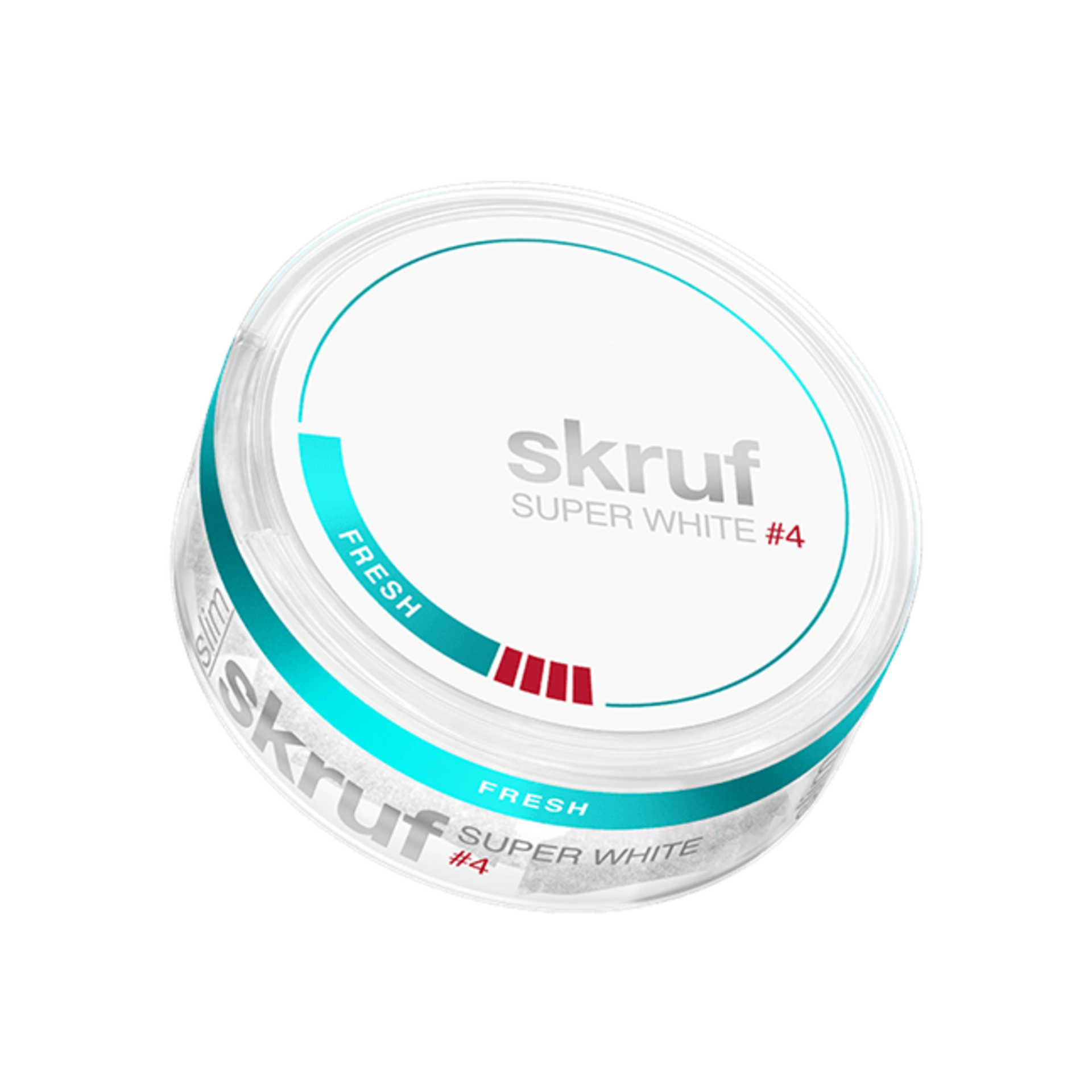 Skruf Super White #4 Slim Fresh Extra Strong Nicotine Pouches