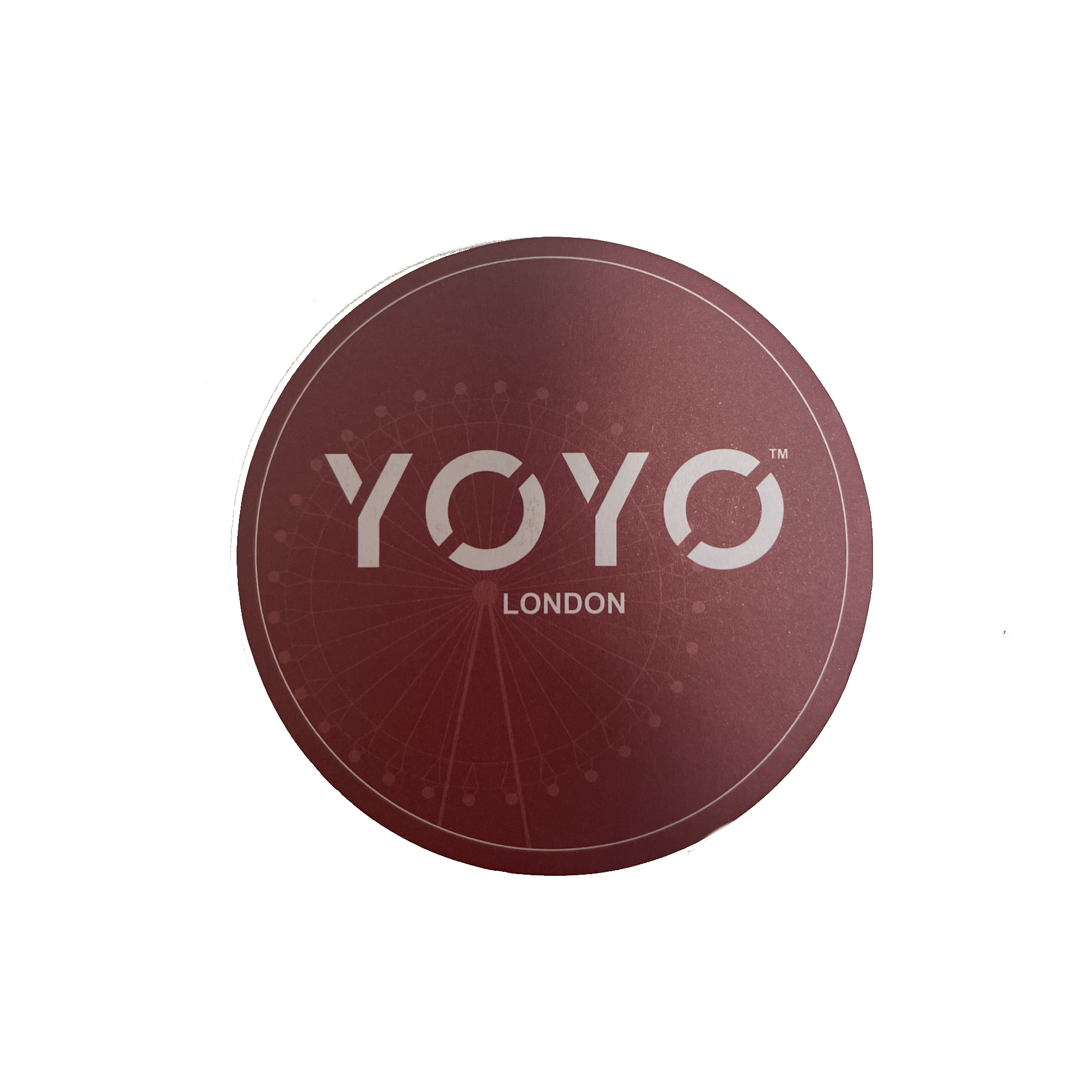 Yoyo Nicotine Pouches London Coaster (Red)