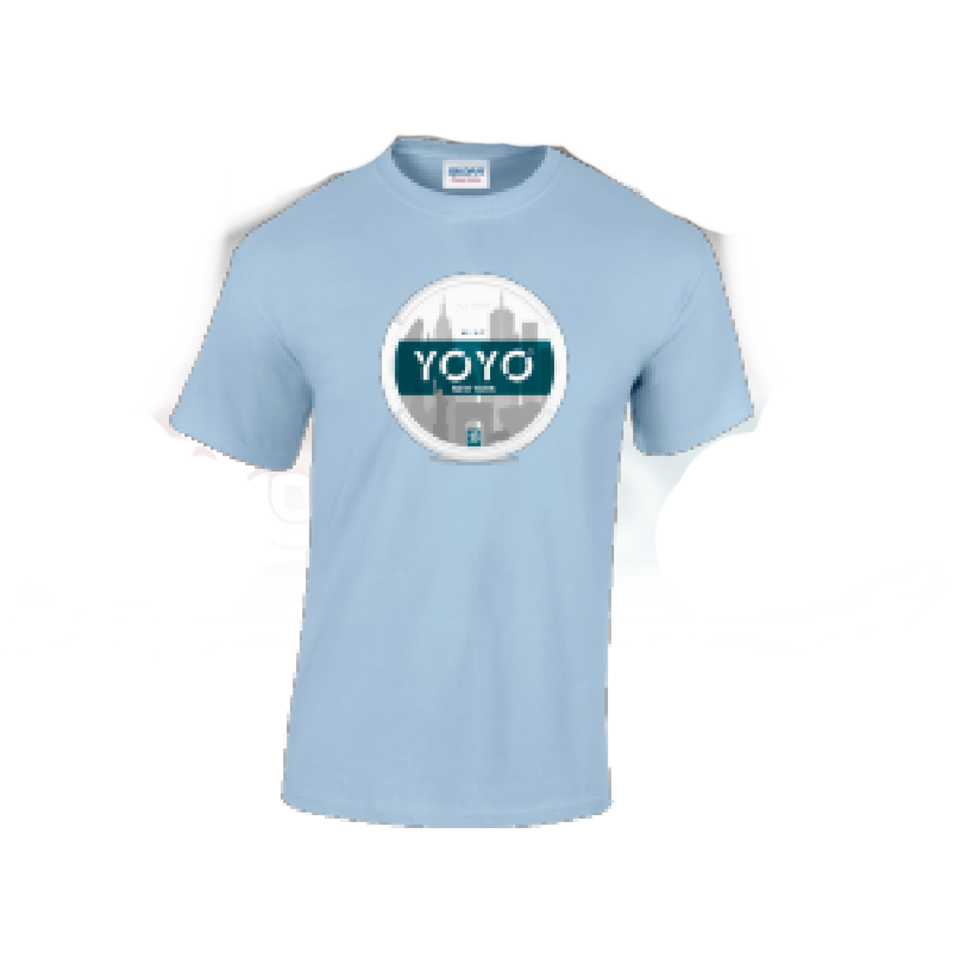Yoyo Nicotine Pouches New York T-Shirt (Light Blue)