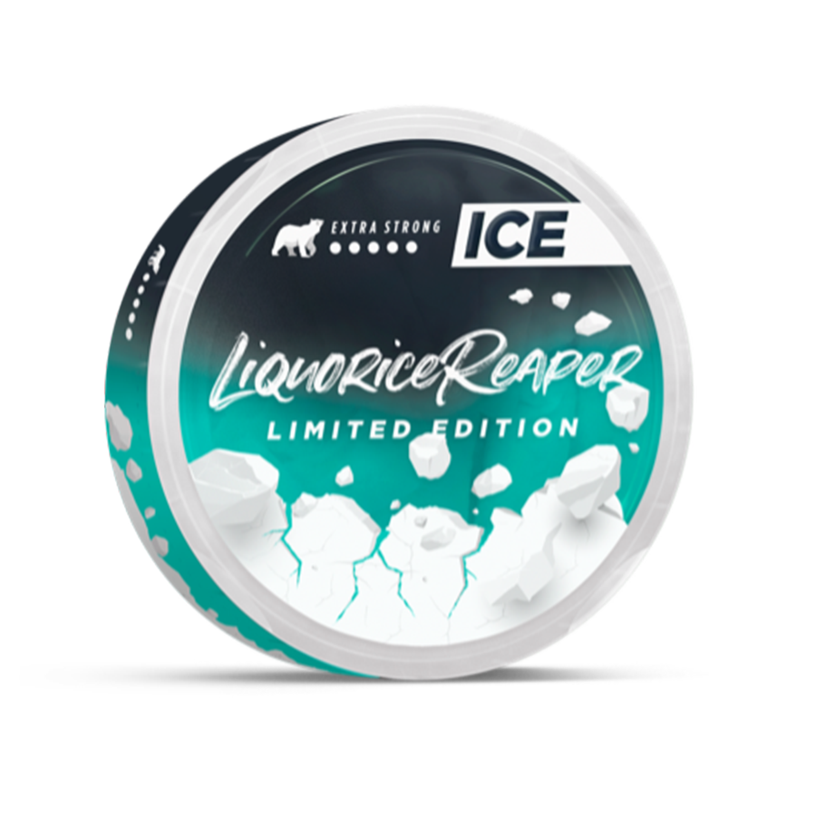 ICE Liquorice Reaper Extra Strong Nicotine Pouches