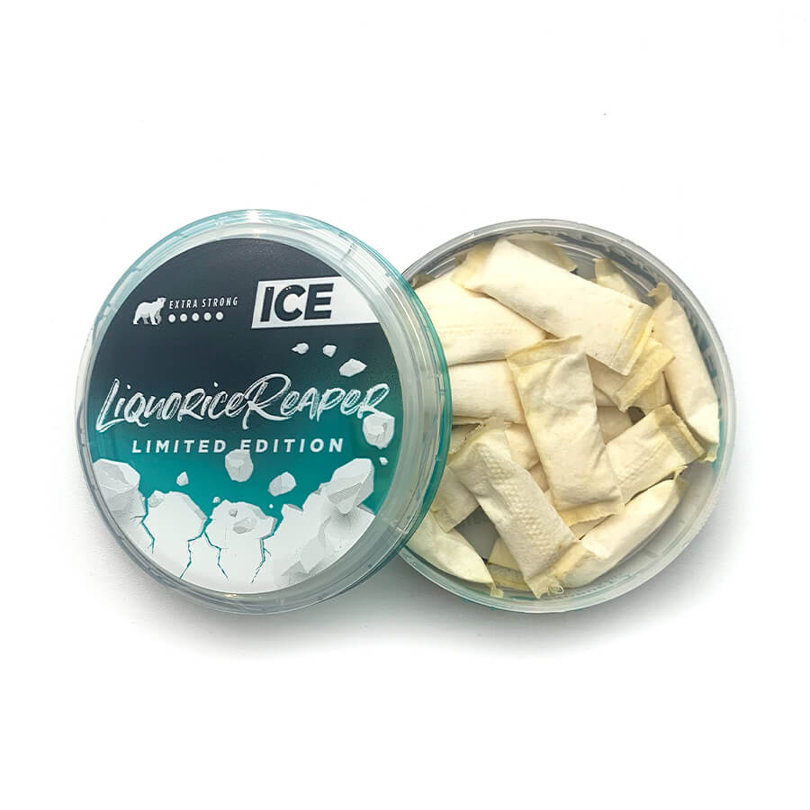 ICE Liquorice Reaper Extra Strong Nicotine Pouches - Image 2