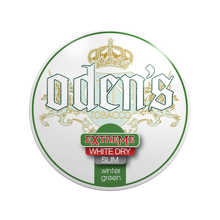 Oden's Pure Wintergreen Extreme Slim White Dry