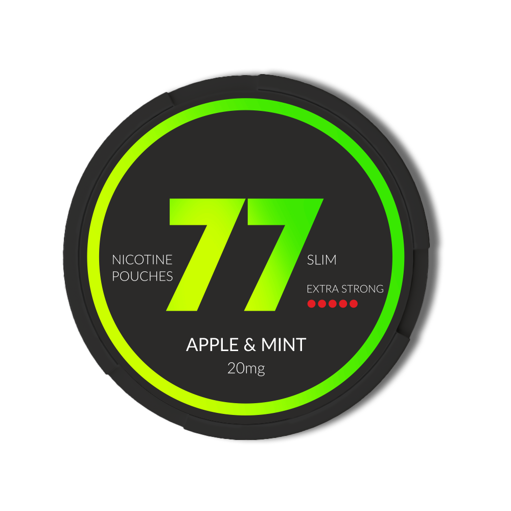 77 Apple & Mint 20mg Slim Nicotine Pouches