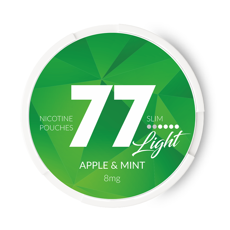 77 Apple & Mint 8mg Slim Nicotine Pouches