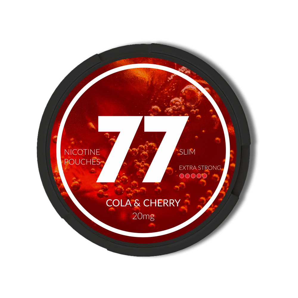 77 Cola & Cherry 20mg Slim Nicotine Pouches