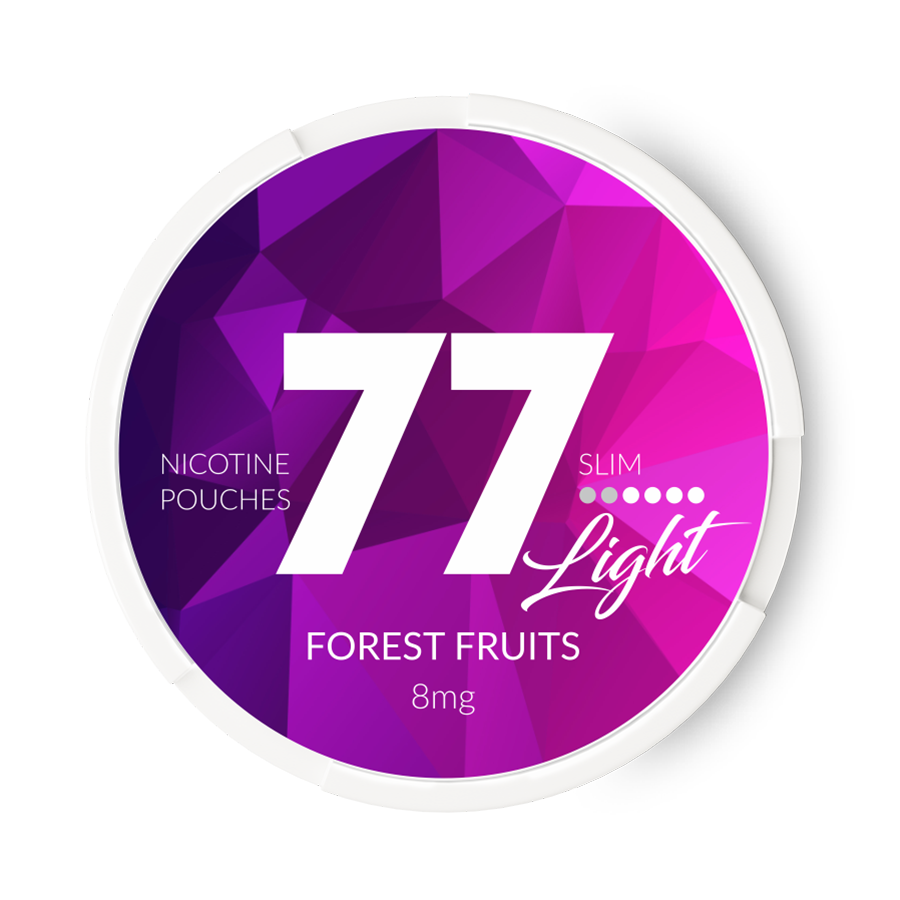 77 Forest Fruits 8mg Slim Nicotine Pouches
