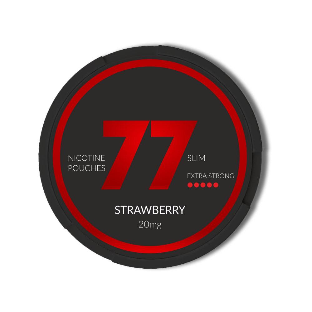 77 Strawberry 20mg Slim Nicotine Pouches