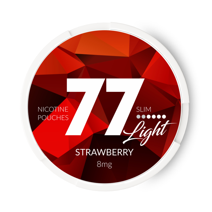77 Strawberry 8mg Slim Nicotine Pouches