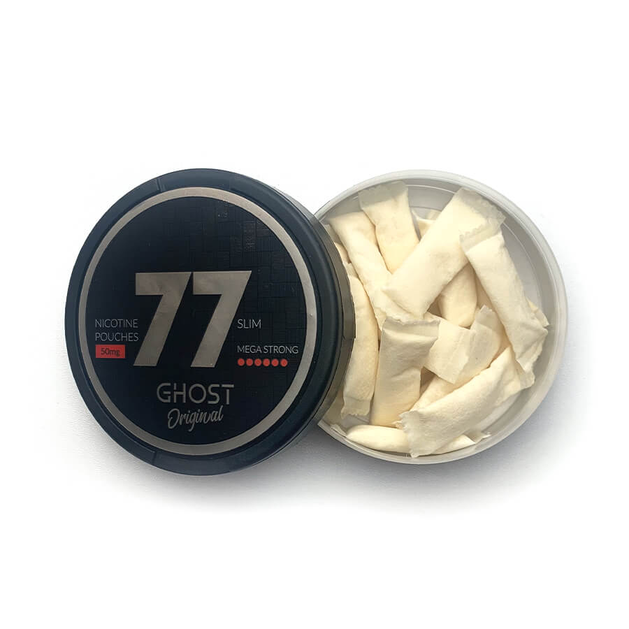 77 Ghost Mega Strong Slim Nicotine Pouches - Image 2