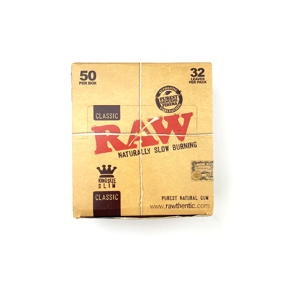 RAW Classic King Size Slim Rolling Papers - Image 2