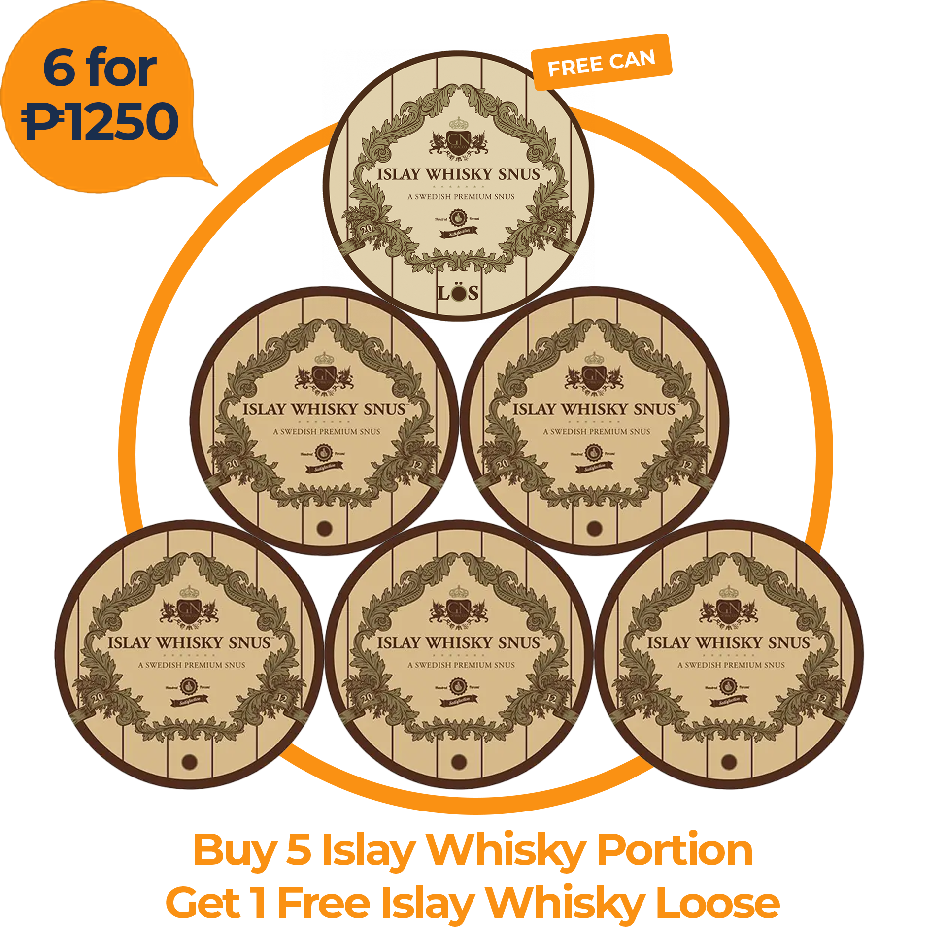Buy 5 Islay Whisky Portion, Get 1 FREE Islay Whisky Loose!