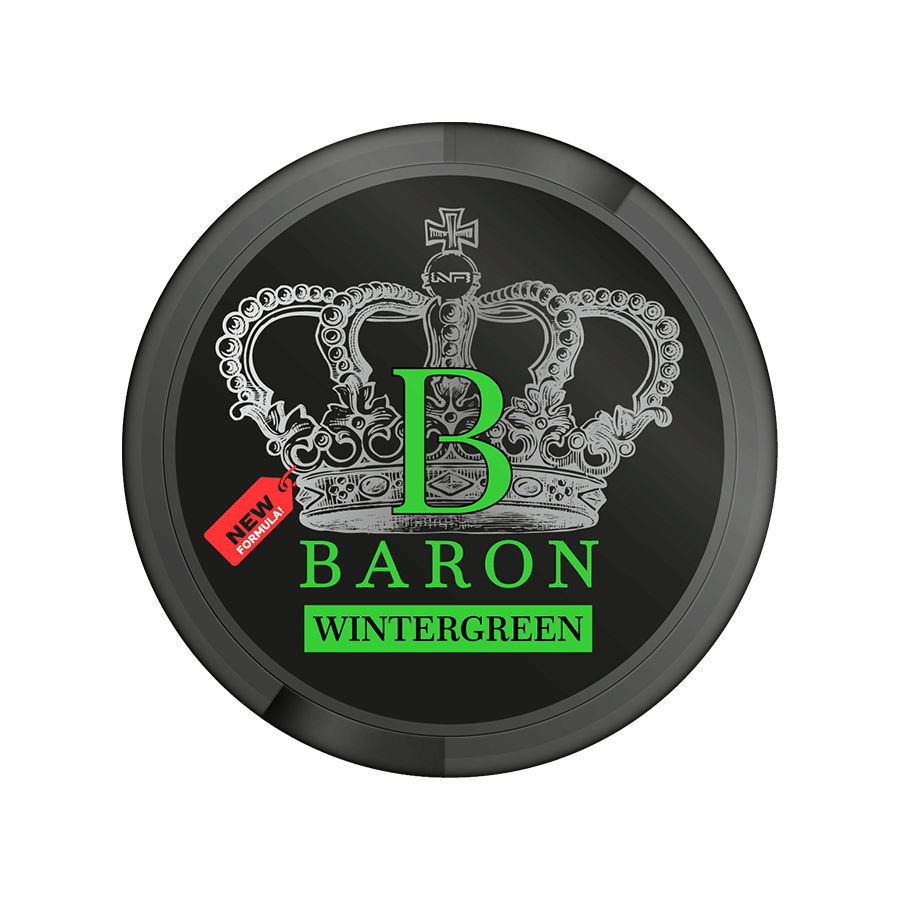 Baron Wintergreen Insanely Strong Nicotine Pouches