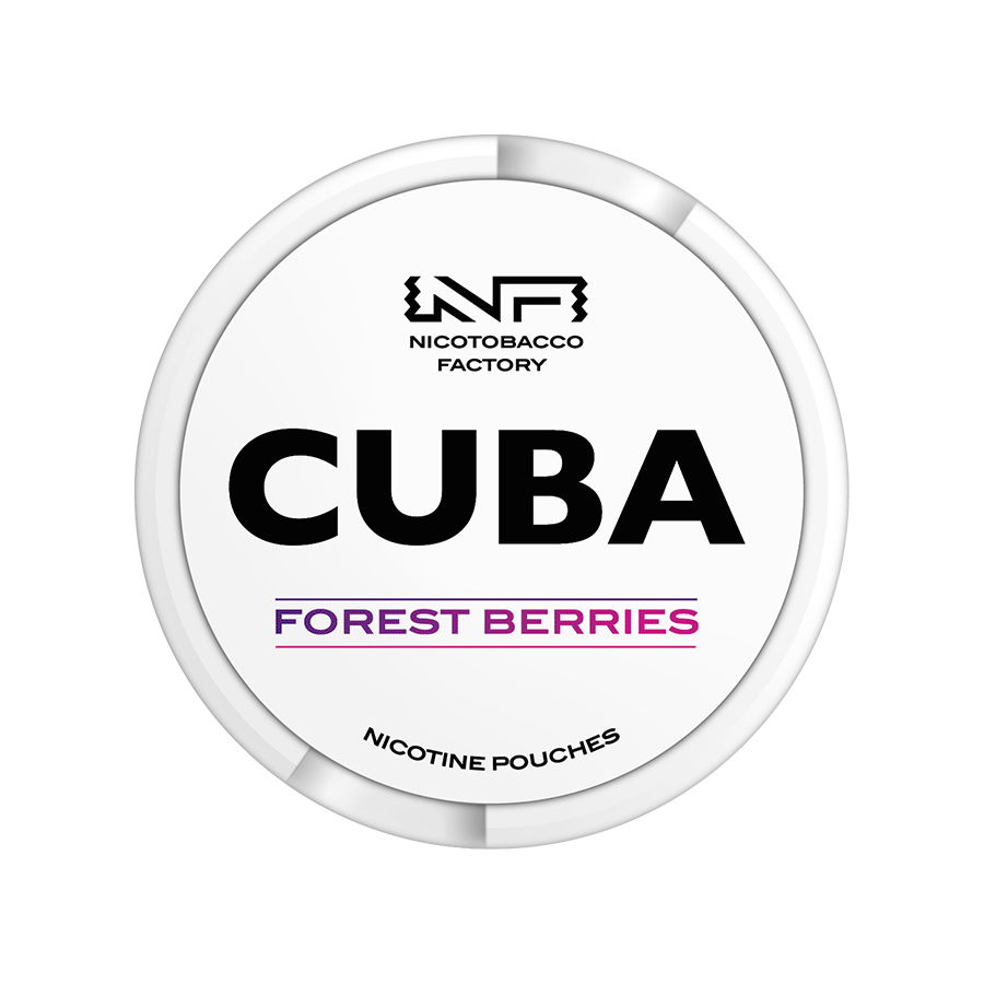 Cuba White Forest Berries Slim Nicotine Pouches