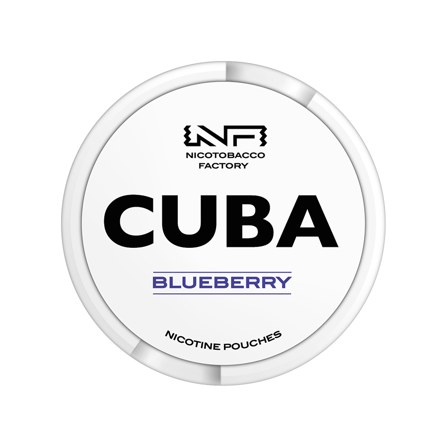 Cuba White Blueberry Slim Nicotine Pouches