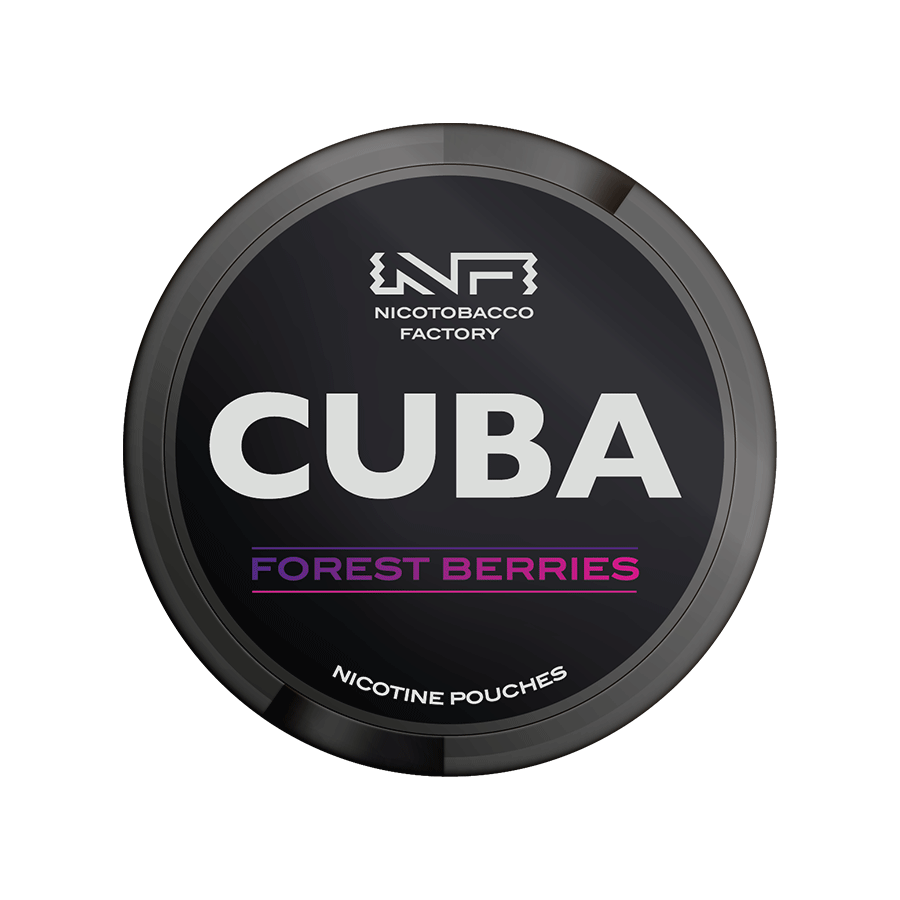 Cuba Black Forest Berries Ultra Strong Slim Nicotine Pouches