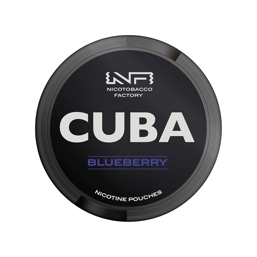 Cuba Black Blueberry Ultra Strong Slim Nicotine Pouches