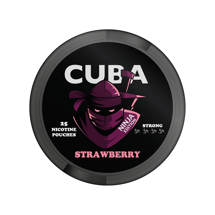 Cuba Ninja Strawberry Strong Slim Nicotine Pouches
