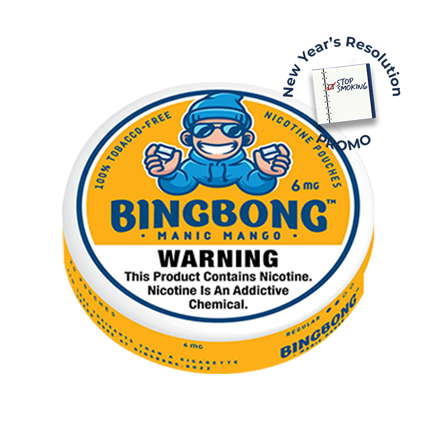Bingbong Manic Mango 6mg Slim Nicotine Pouches