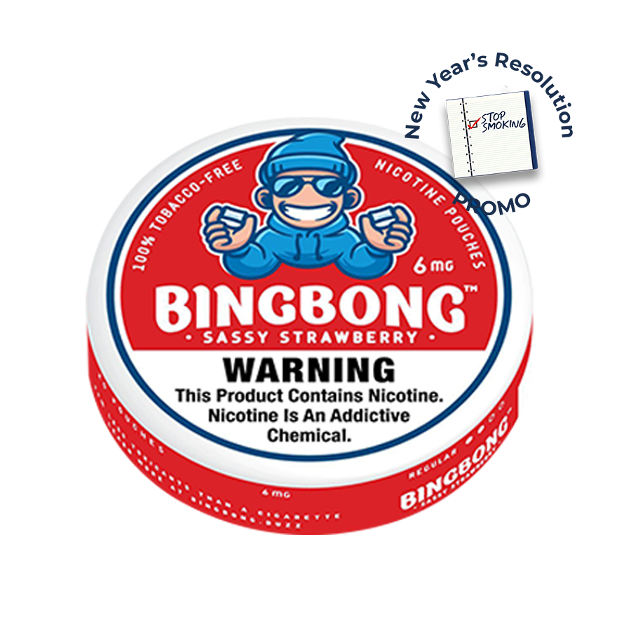 BINGBONG Slim Sassy Strawberry 6mg