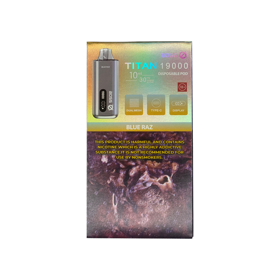 TITAN Blue Raz 19000 Disposable Vape