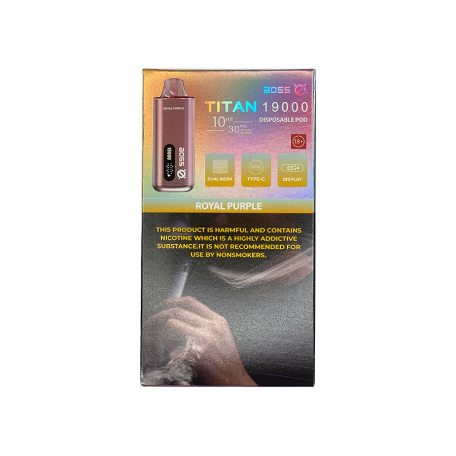TITAN Royal Purple 19000 Disposable Vape