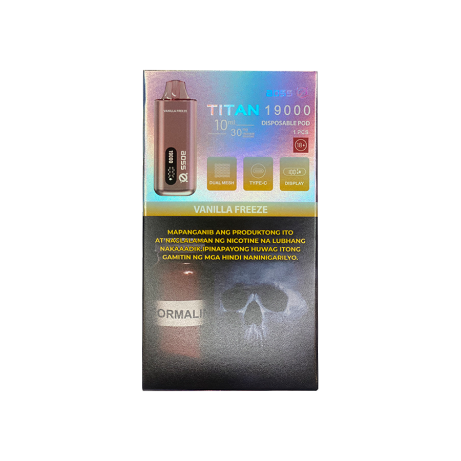 TITAN Vanilla Freeze 19000 Disposable Vape