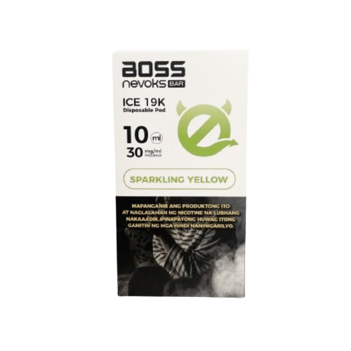 BOSS X NEVOKS ICE Sparkling Yellow 19000 Disposable Vape