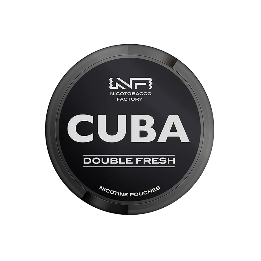 Cuba Black Double Fresh Ultra Strong Slim Nicotine Pouches