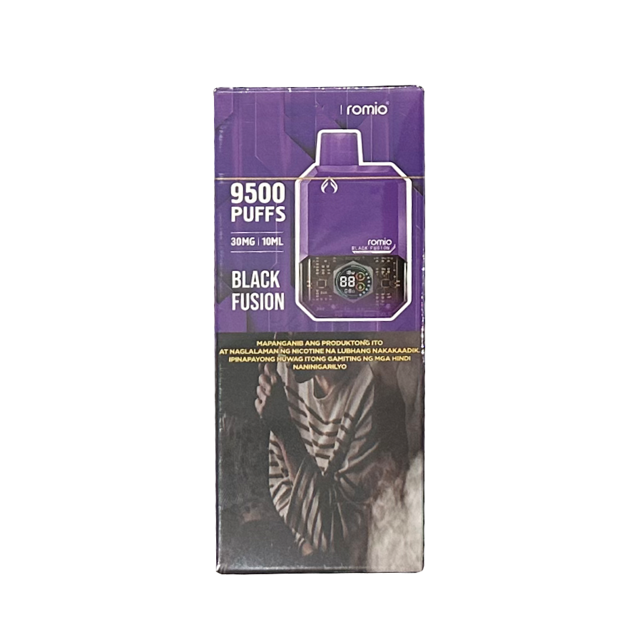 ROMIO V2 Black Fusion 9500 Disposable Vape
