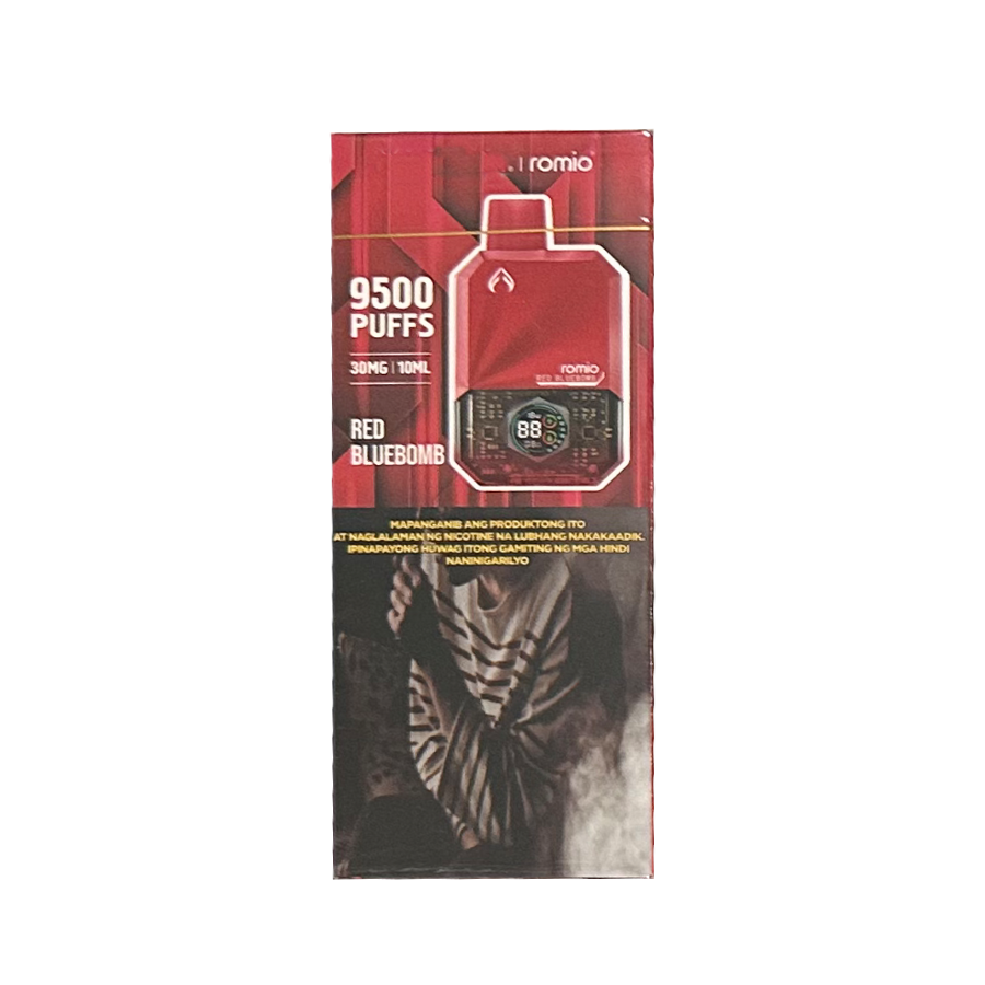 ROMIO V2 Red Bluebomb 9500 Disposable Vape