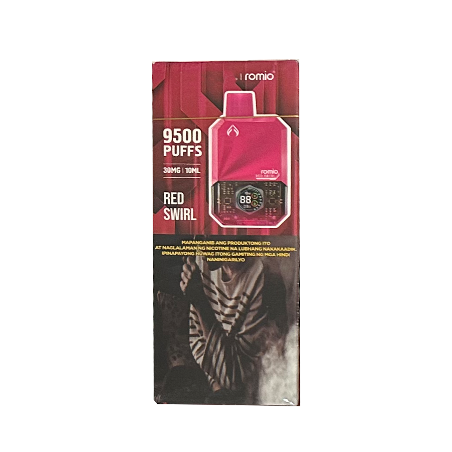 ROMIO V2 Red Swirl 9500 Disposable Vape