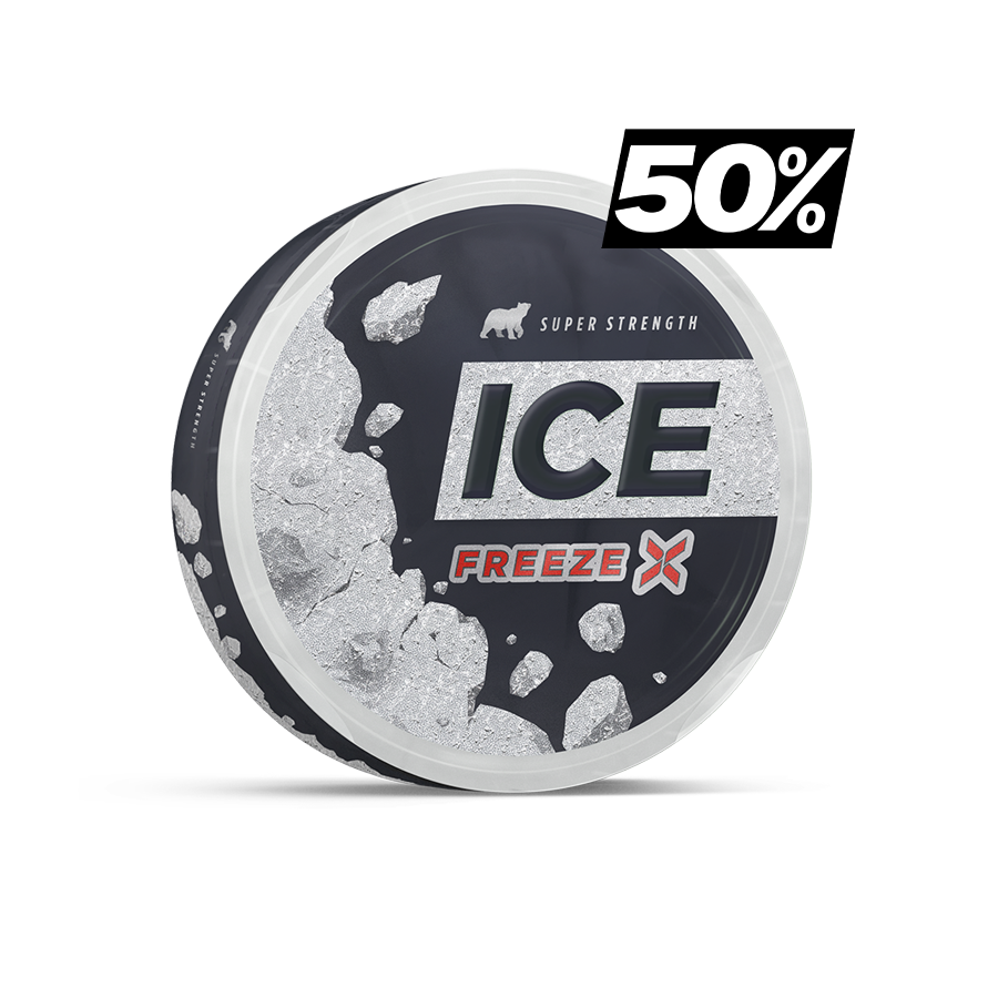 ICE Freeze X Ultra Strong Nicotine Pouches