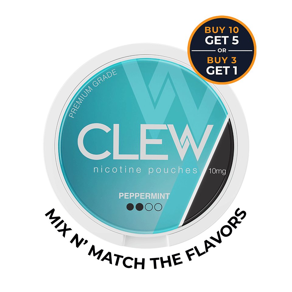 CLEW Peppermint 10 mg Nicotine Pouches
