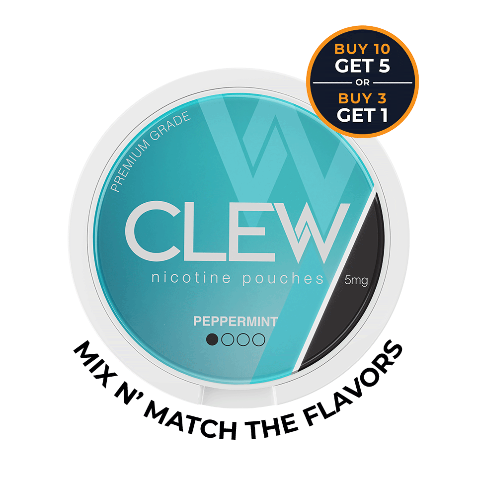 CLEW Peppermint 5 mg Nicotine Pouches