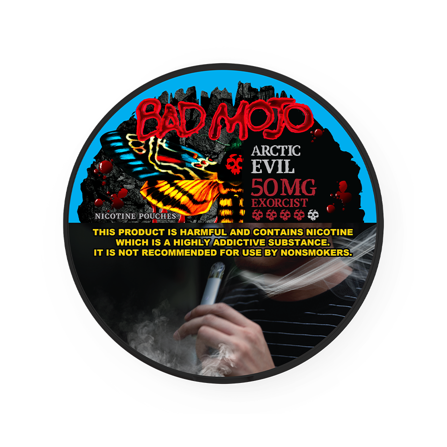 Bad Mojo Arctic Evil Insanely Strong Slim Nicotine Pouches