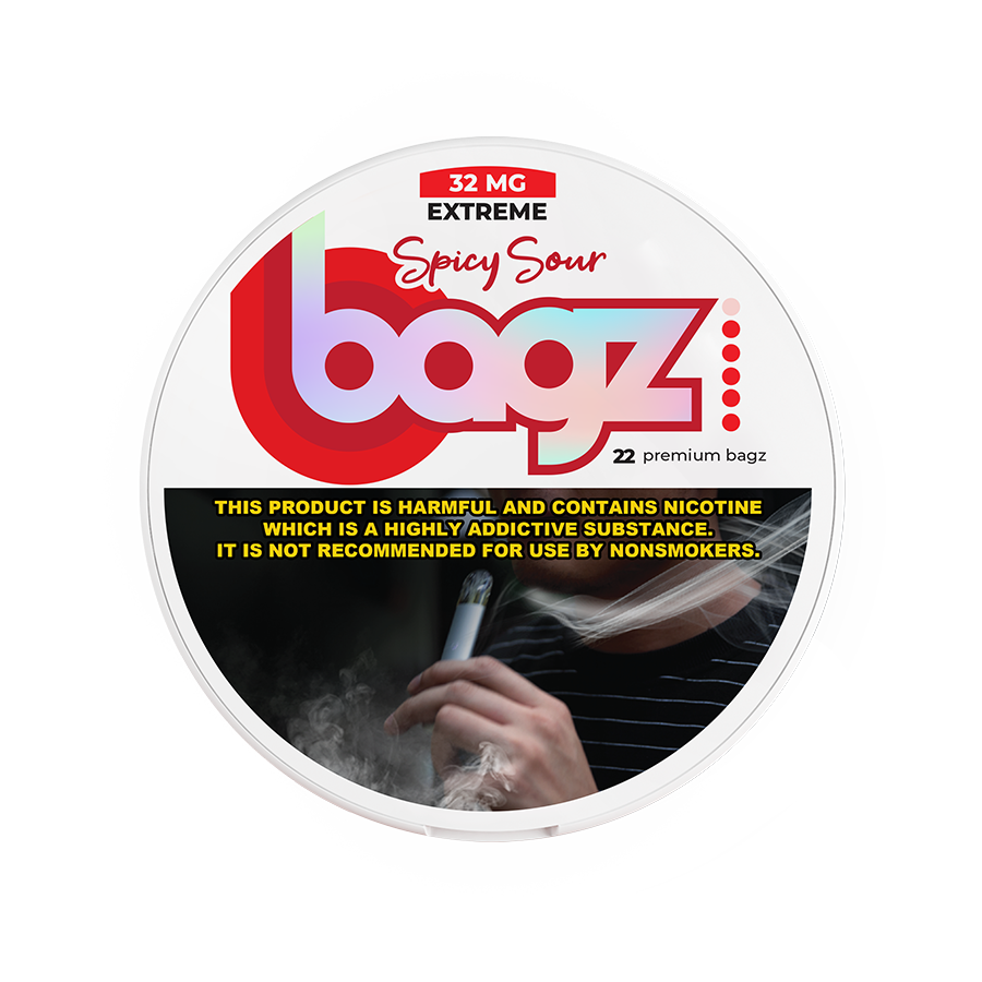 Bagz Spicy Sour Ultra Strong Slim Nicotine Pouches