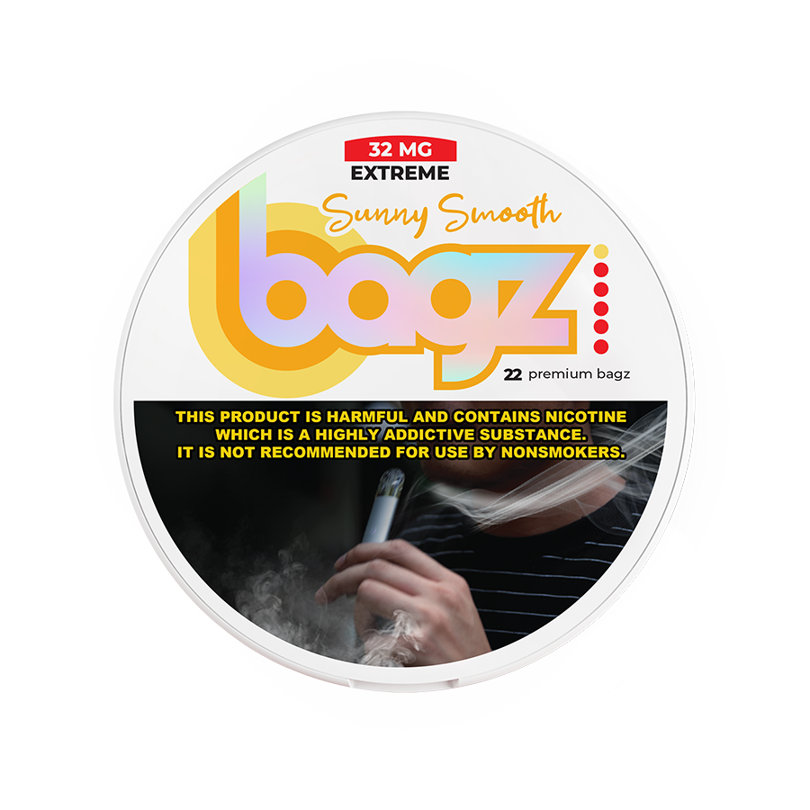 Bagz Sunny Smooth Ultra Strong Slim Nicotine Pouches