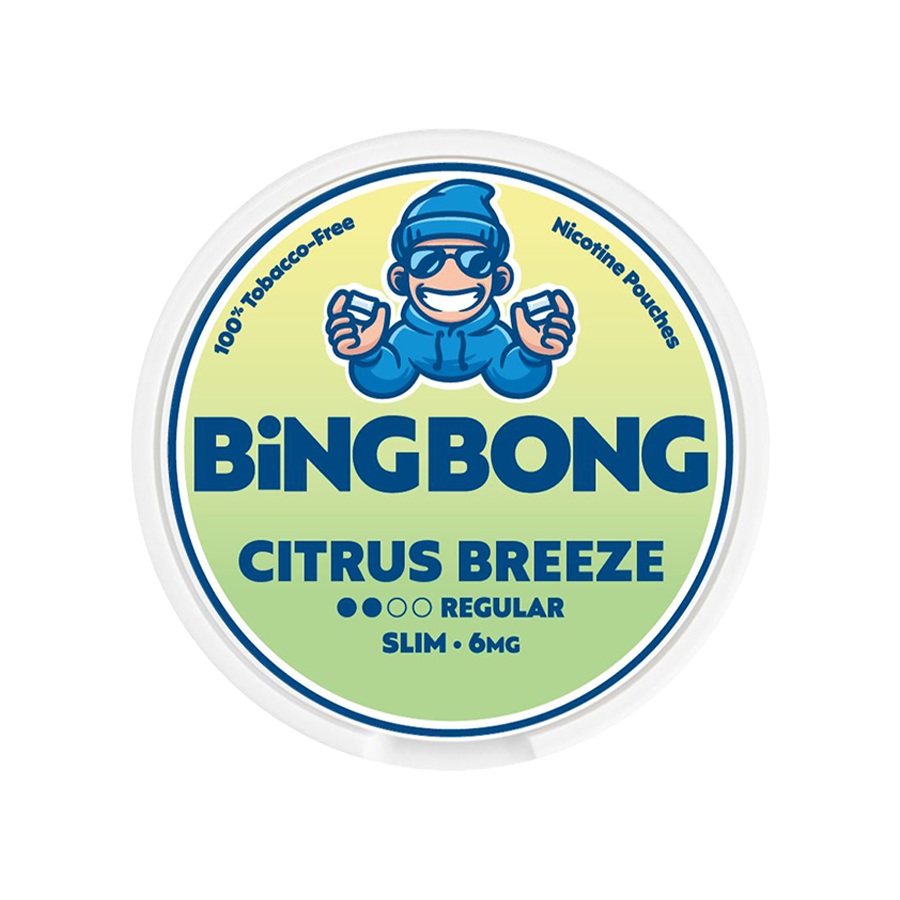 Bingbong Citrus Breeze 6mg Slim Nicotine Pouches