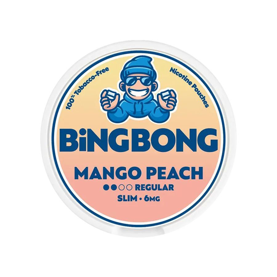 Bingbong Mango Peach 6mg Slim Nicotine Pouches