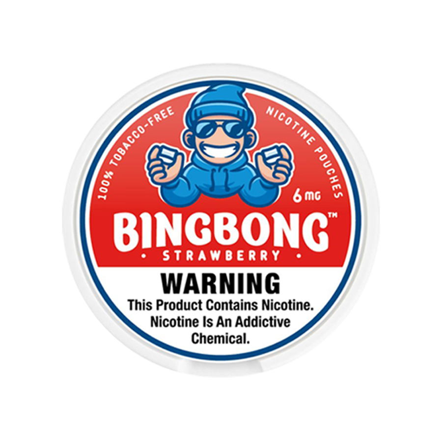 Bingbong Strawberry 6mg Slim Nicotine Pouches