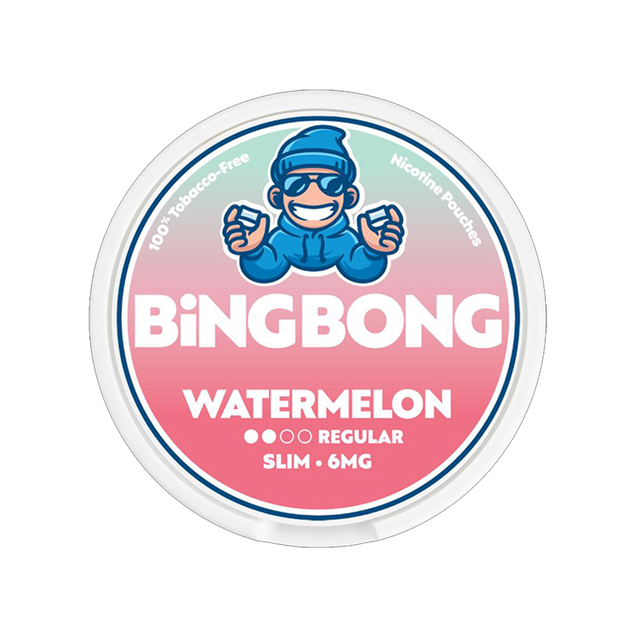 Bingbong Watermelon 6mg Slim Nicotine Pouches