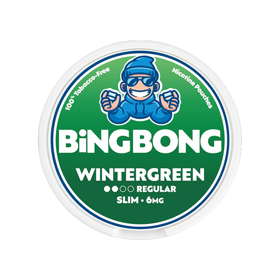 Bingbong Wintergreen 6mg Slim Nicotine Pouches