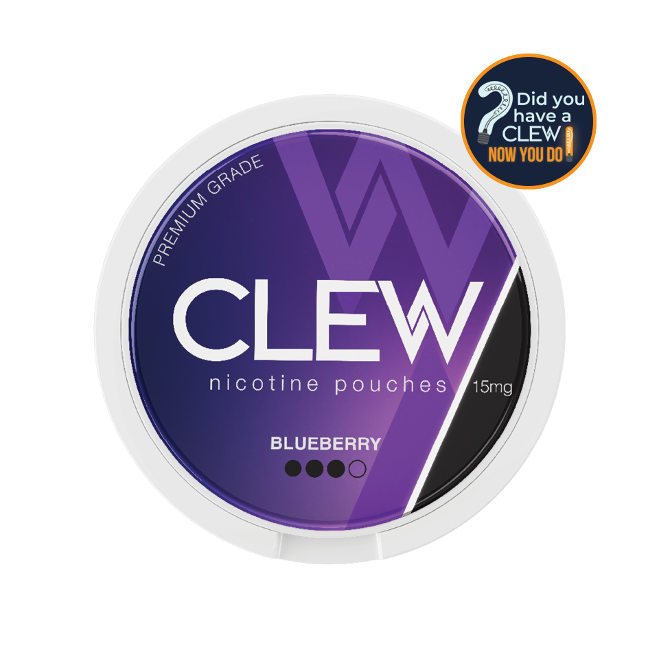 CLEW Blueberry 15 mg Nicotine Pouches