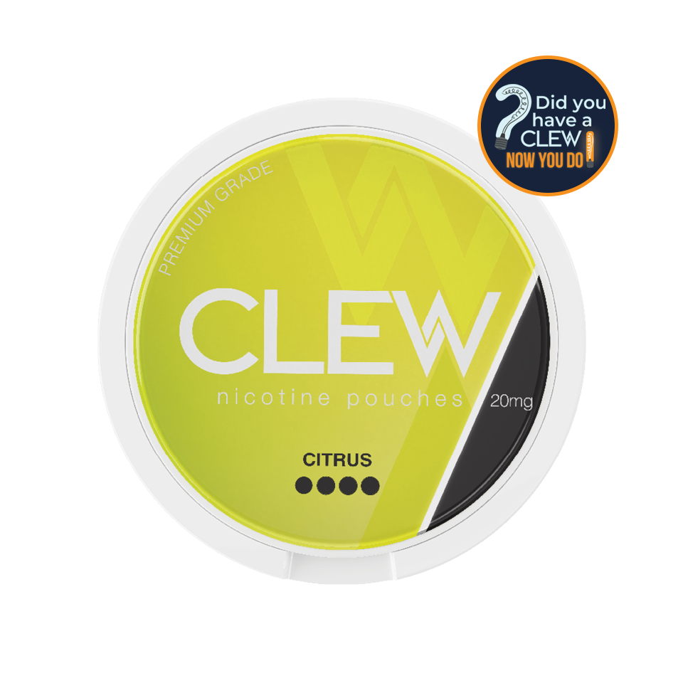 CLEW Citrus 20 mg Nicotine Pouches