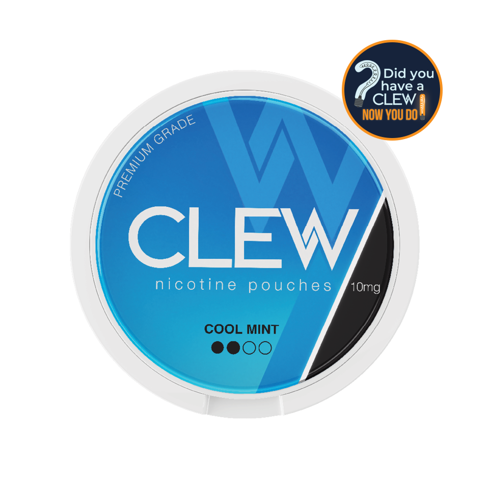 CLEW Cool Mint 10 mg Nicotine Pouches